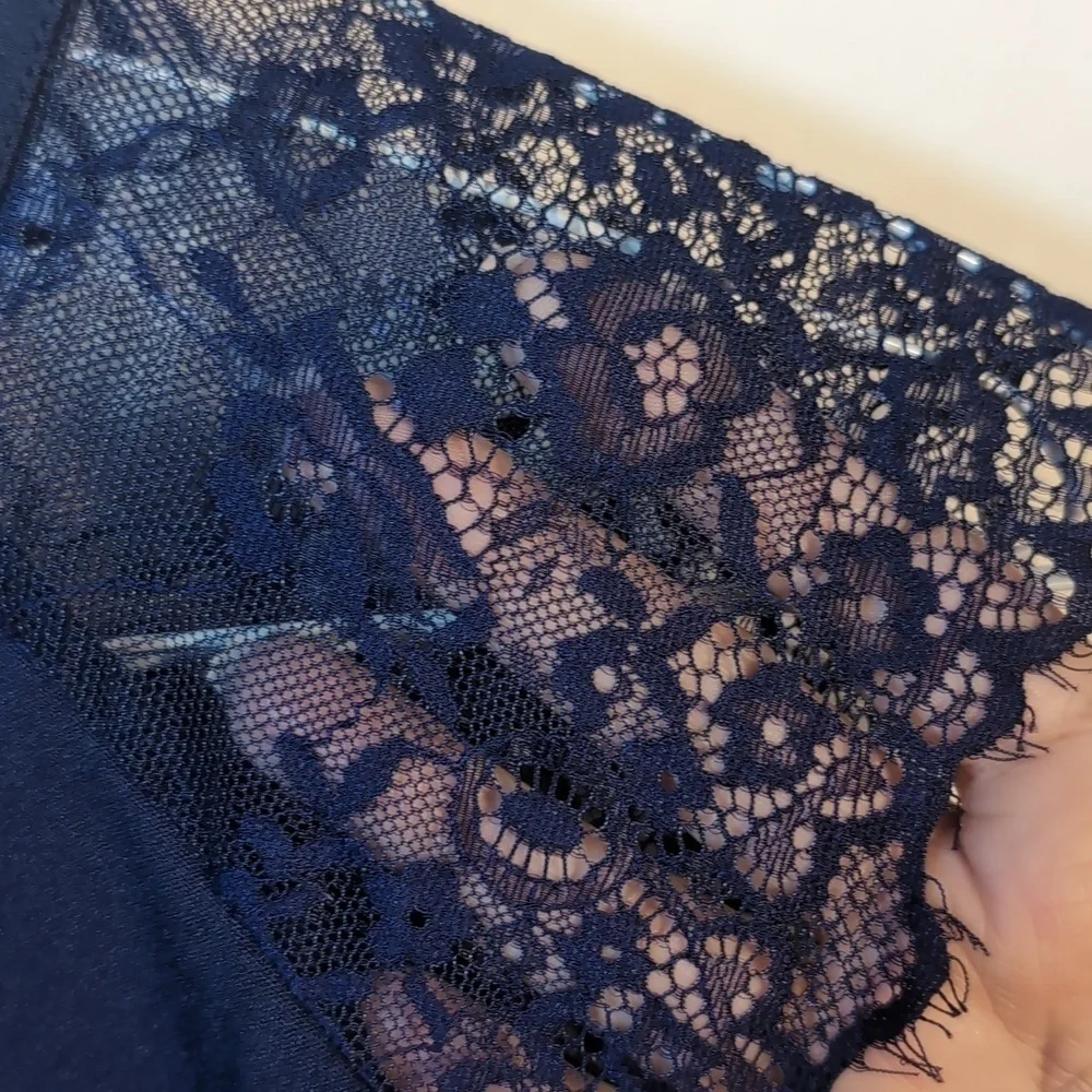 NWT Grace Karin Navy Lace Cocktail Dress Size XL | A-Line Wedding Guest